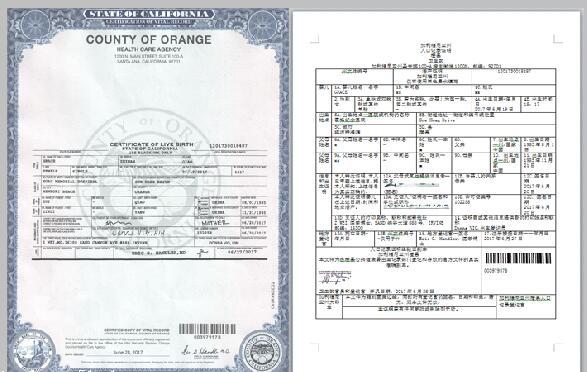 厦门出生纸翻译找有资质的翻译公司盖章上户籍