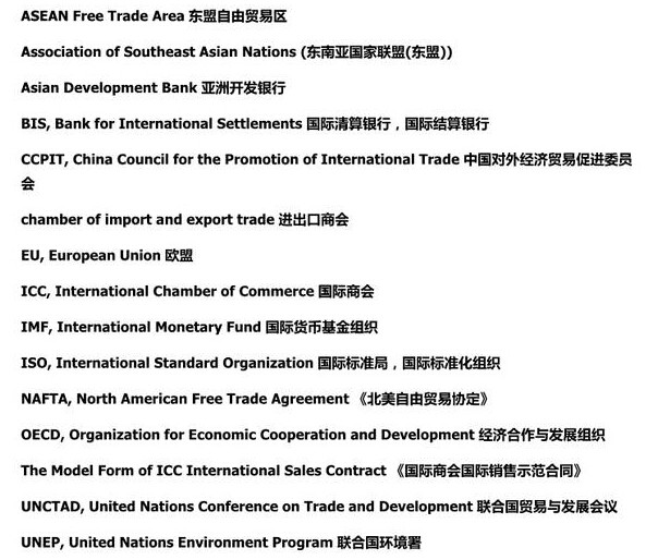 合同翻译专业术语,商务英语合同专用术语分享
