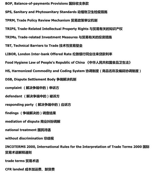 合同翻译专业术语,商务英语合同专用术语分享