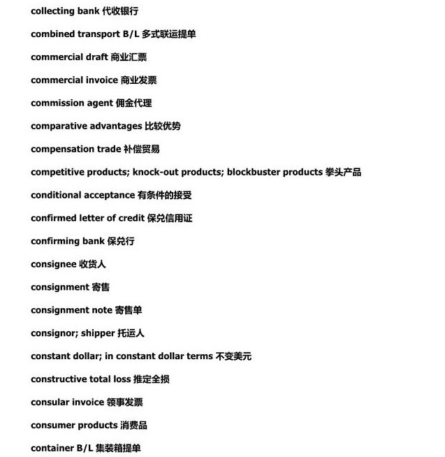 合同翻译专业术语,商务英语合同专用术语分享
